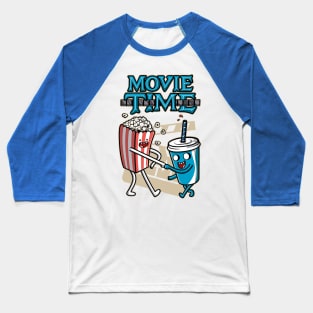 Movie Time v2 Baseball T-Shirt